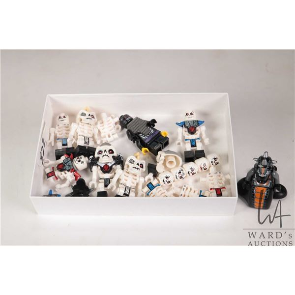 Selection of Lego Ninjago minifigures including Kruncha, Krazi, Nuckal, Skalidor,Garmadon, etc.