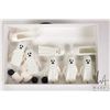 Image 1 : Selection of Lego minifigures including 5 full ghost, three ghost headpieces, etc.