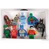 Image 1 : Selection of Lego DC Super Heros minifigures Batman, Robin, Classic Batman, Classic Mr. Freeze, The 
