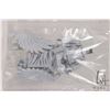 Image 2 : Two Lego Doctor Who Weeping Angels minifigures, taken apart, stored in plastic.
