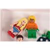 Image 4 : Lego Big Bang Theory minifigures Sheldon, Leonard, Raj, Howard, Penny. All in superhero costumes.