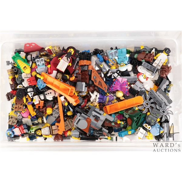 Selection of Lego Minifigures including Evil Wizard, Corn cob guy, Warrior Woman and Minotaurus etc.