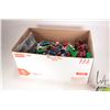 Image 2 : Box containing a large selection of Lego building bricks and accessories, various themes