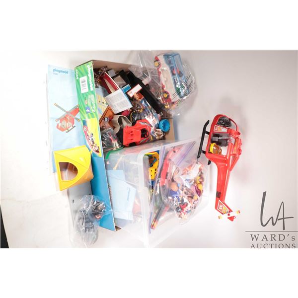 Large selection of Playmobile toys and building pieces