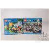 Image 1 : Two Lego- Lego City building kits including Forest Fire no. 60247 and Space Starter Set no. 60077, b