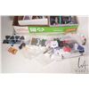 Image 2 : Selection of Lego fabric pieces and stickers of various themes from various kits, a selection of Leg