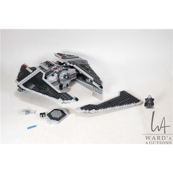 Lego Star Wars The Old Republic "Sith Furry-Class Interceptor" partial complete missing some pieces.