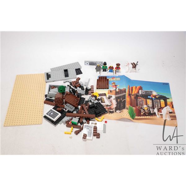 Lego "Western: Cowboys" Sheriff's Lock-up No. 6755, 4 minifigures, original manual. Completeness not