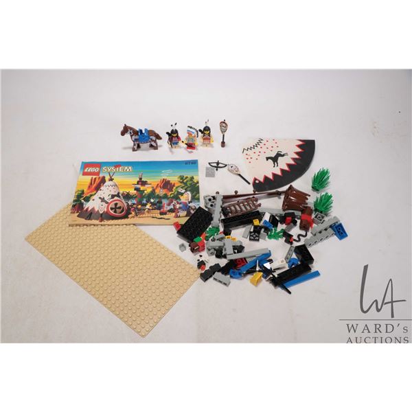 Lego "Western: Indians" Chief's Tepee No. 6746 3 minifigures, original manual.Completeness not guara