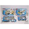 Image 1 : Four Lego "City" sets including Small Car (3177), Police Helicopter (7741), Seaplane (3178), and Cam
