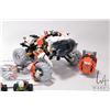 Image 3 : Six prebuilt Lego Sets including Surface Space Loader LT78 No. 42178 with manual, two Zane's Dragon 