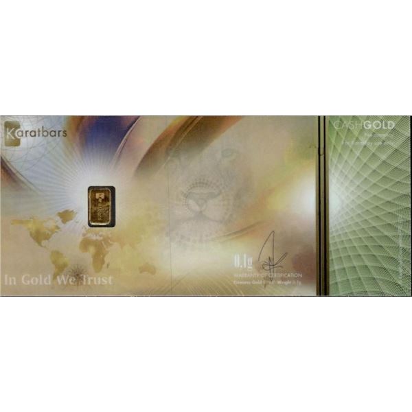 Karat Bar .999 Fine Pure Gold Bar  Cash Gold