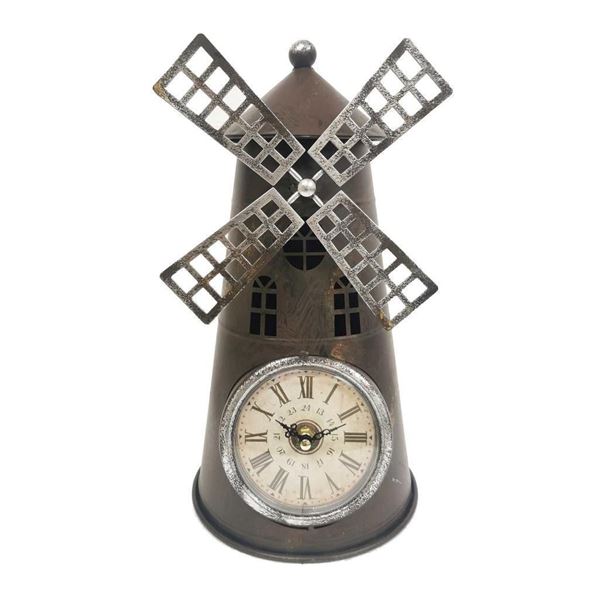 Antique Style Vintage Rusty Metal Windmill