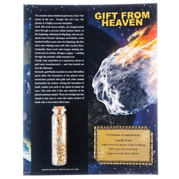 Gift From Heaven - Assayers Glass Jar of .999 Fine