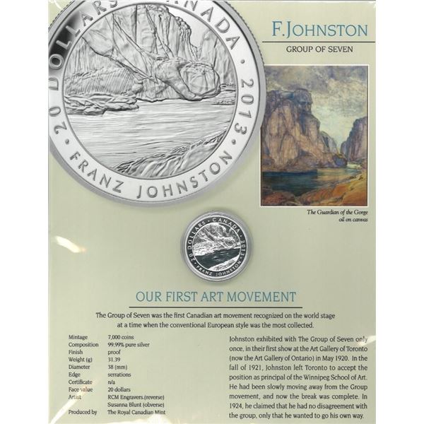 (.9999 Fine 31.39gr) "Franz Johnston" Group of Sev