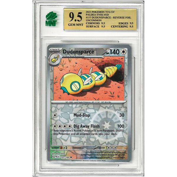 MR - Reverse Holo Dudunsparce 157/193 Uncommon S &