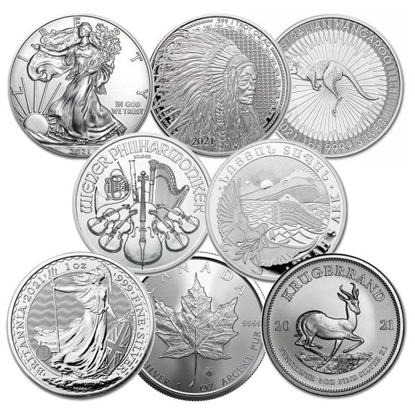 1 oz Random/Assorted Pure Silver Coin