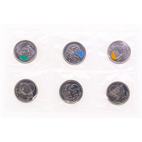 Canada 2011 Legendary Native 6 Coin Set