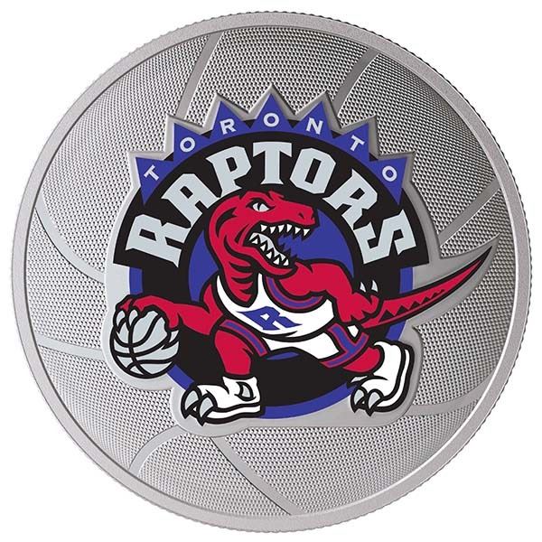 2020 $25 Fine Silver Coin Toronto Raptors 25th Sea