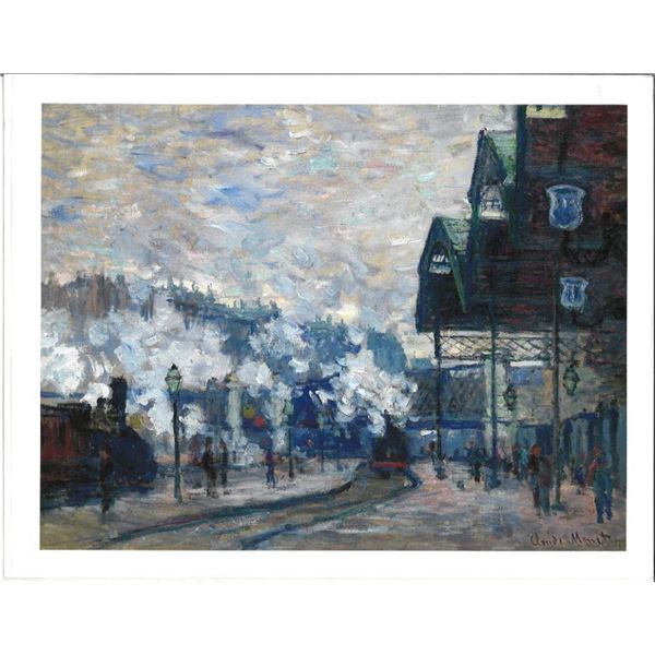 Claude Monet - 1840-1926•À_- "La Gare Saint-Lazare