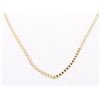 Image 1 : 18kt Gold Overlay Curb Link Chain/Necklace 20"