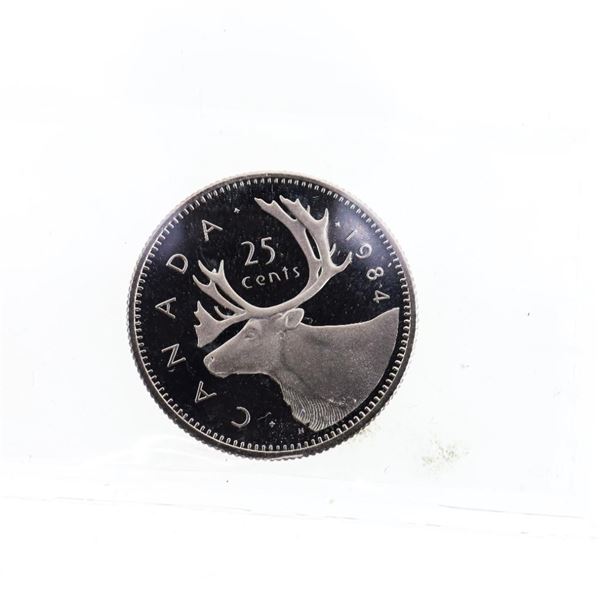Canada 1984 Twenty Five Cents PF 65 ICCS