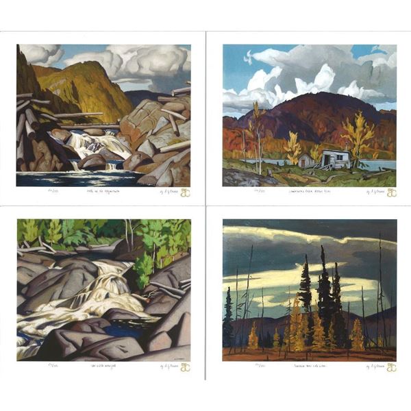 A.J. Casson (1898-1992) Madawaska Vista 4 x Matche