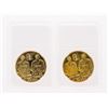 Image 2 : Lot 2 - 24kt Gold Overlay Medallions - Kobe Bryant