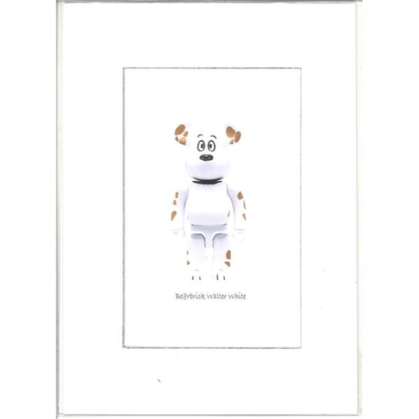 KAWS Gray Be@rbrick Fine Art 3D Giclee 5 x 7" Matt