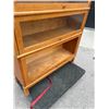 Image 2 : AS IS Vintage Barrister Bookcase - 4 Stacks with Base & Top - Approx: 34 x11 & 56.5"T