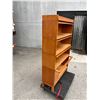 Image 5 : AS IS Vintage Barrister Bookcase - 4 Stacks with Base & Top - Approx: 34 x11 & 56.5"T