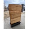 Image 8 : AS IS Vintage Barrister Bookcase - 4 Stacks with Base & Top - Approx: 34 x11 & 56.5"T