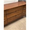 Image 3 : Mid Century 9 Drawer Dresser - Approx: 58.5 x 17.25 & 31"T