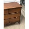 Image 4 : Mid Century 9 Drawer Dresser - Approx: 58.5 x 17.25 & 31"T