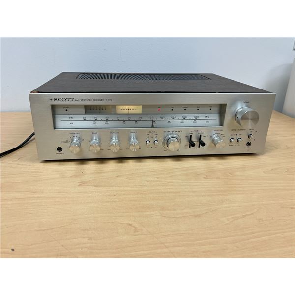 Vintage Scott AM/FM Stereo Receiver R 376 - see all photos, not tested