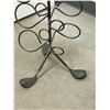 Image 2 : Hand Made Golf Club Wine Rack - 6 Bottle Holder - Approx: 31.5"T