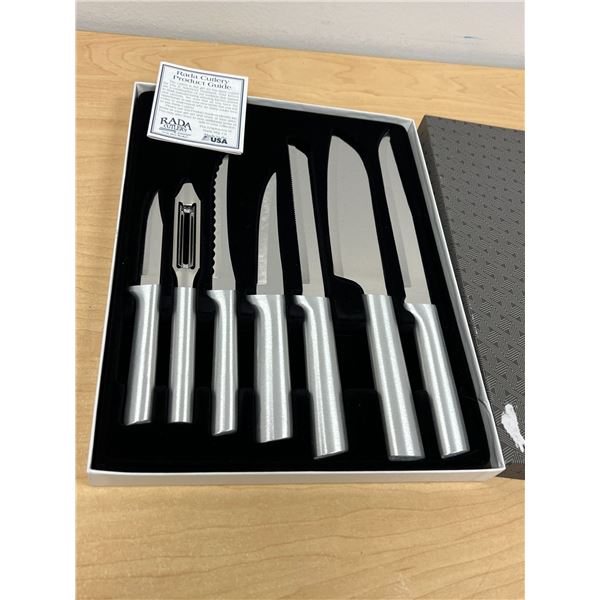 7 RADA USA Cutlery Kitchen Knives / Peeler - see all photos