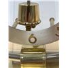 Image 4 : German Kieninger & Obergfell Brass Mantle Clock - Approx: 7.5 x 5 & 8"T not tested