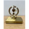 Image 5 : German Kieninger & Obergfell Brass Mantle Clock - Approx: 7.5 x 5 & 8"T not tested