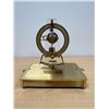 Image 7 : German Kieninger & Obergfell Brass Mantle Clock - Approx: 7.5 x 5 & 8"T not tested