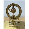 Image 8 : German Kieninger & Obergfell Brass Mantle Clock - Approx: 7.5 x 5 & 8"T not tested