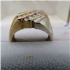 Image 3 : 10K Yellow & White gold mens ring - see description and photos