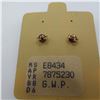 Image 4 : 10K Yellow gold and pearl earrings - see description and photos