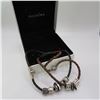 Image 2 : Two leather PANDORA bracelets - see description and photos