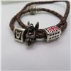 Image 4 : Two leather PANDORA bracelets - see description and photos