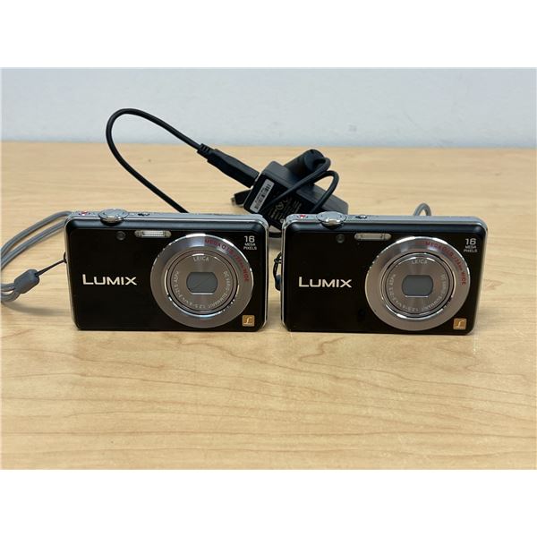 2 Panasonic Lumix DMC-FH8 Leica Digital Cameras 16 Megapixels