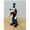 Image 1 : Vintage Figural Goofy Painted Wood Coin Bank with Lock 13.5" tall