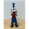 Image 2 : Vintage Figural Goofy Painted Wood Coin Bank with Lock 13.5" tall