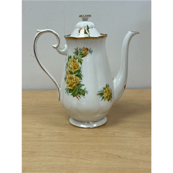 Royal Albert (England) Tea Rose Bone China Coffee Pot