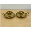 Image 1 : Good Quality Brass Candle Holders 6.5"